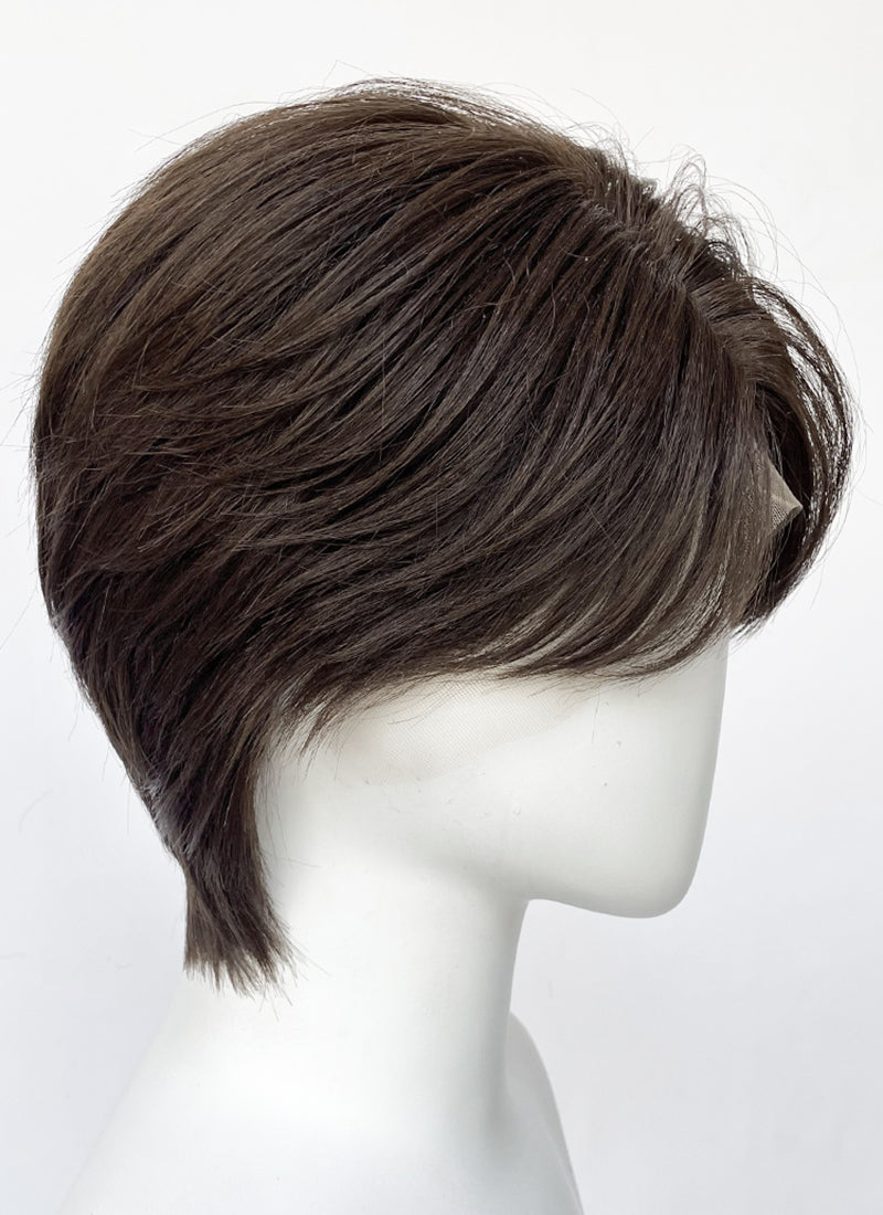 Love and Deepspace Caleb Brunette Straight Yaki 13" x 6" Lace Top Kanekalon Synthetic Men's Wig LF6153