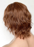 Critical Role The Mighty Nein Caleb Widogast Brown Wavy Lace Front Synthetic Men's Wig LF6171