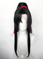 Mo Dao Zu Shi Grandmaster of Demonic Cultivation Wei Wuxian Jet Black Ponytail Lace Front Wig LF6184