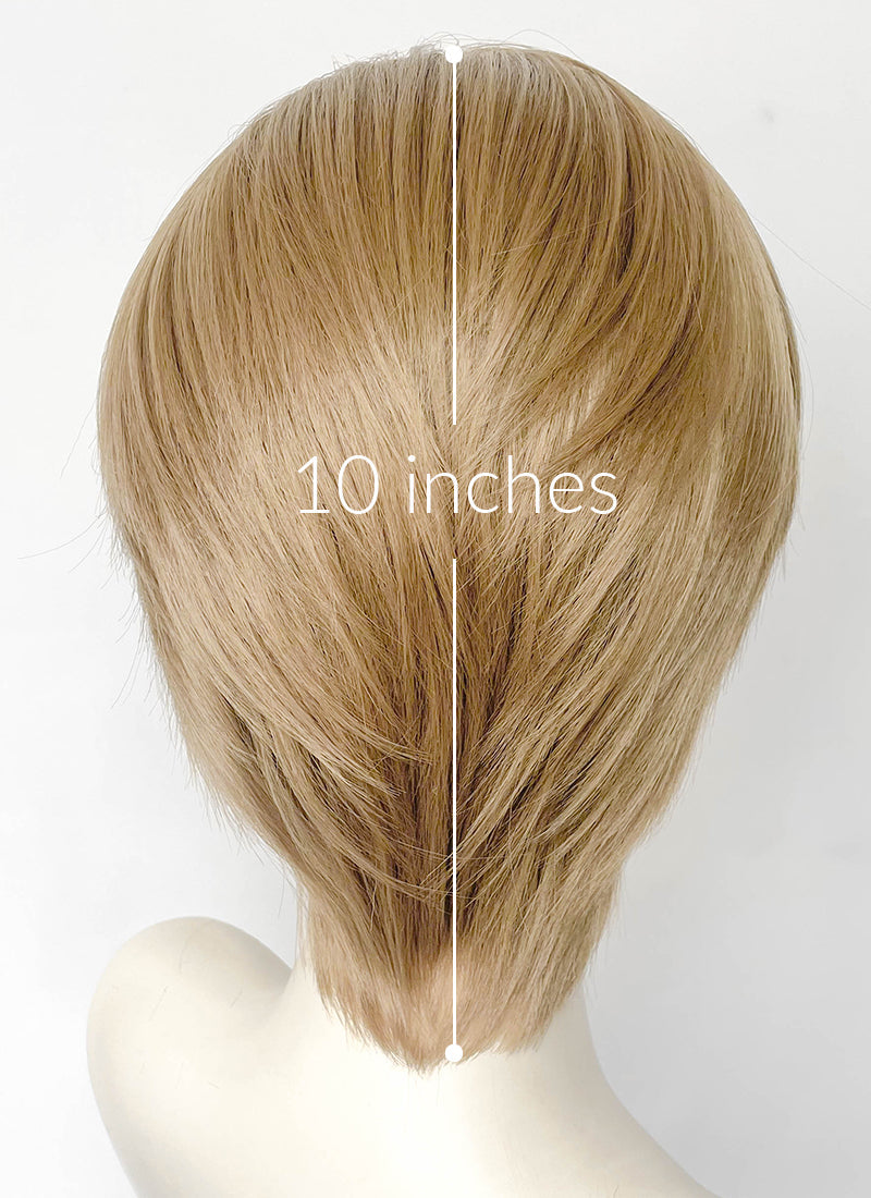 BEASTARS Louis Mixed Blonde Straight Lace Front Synthetic Men's Wig LF6185
