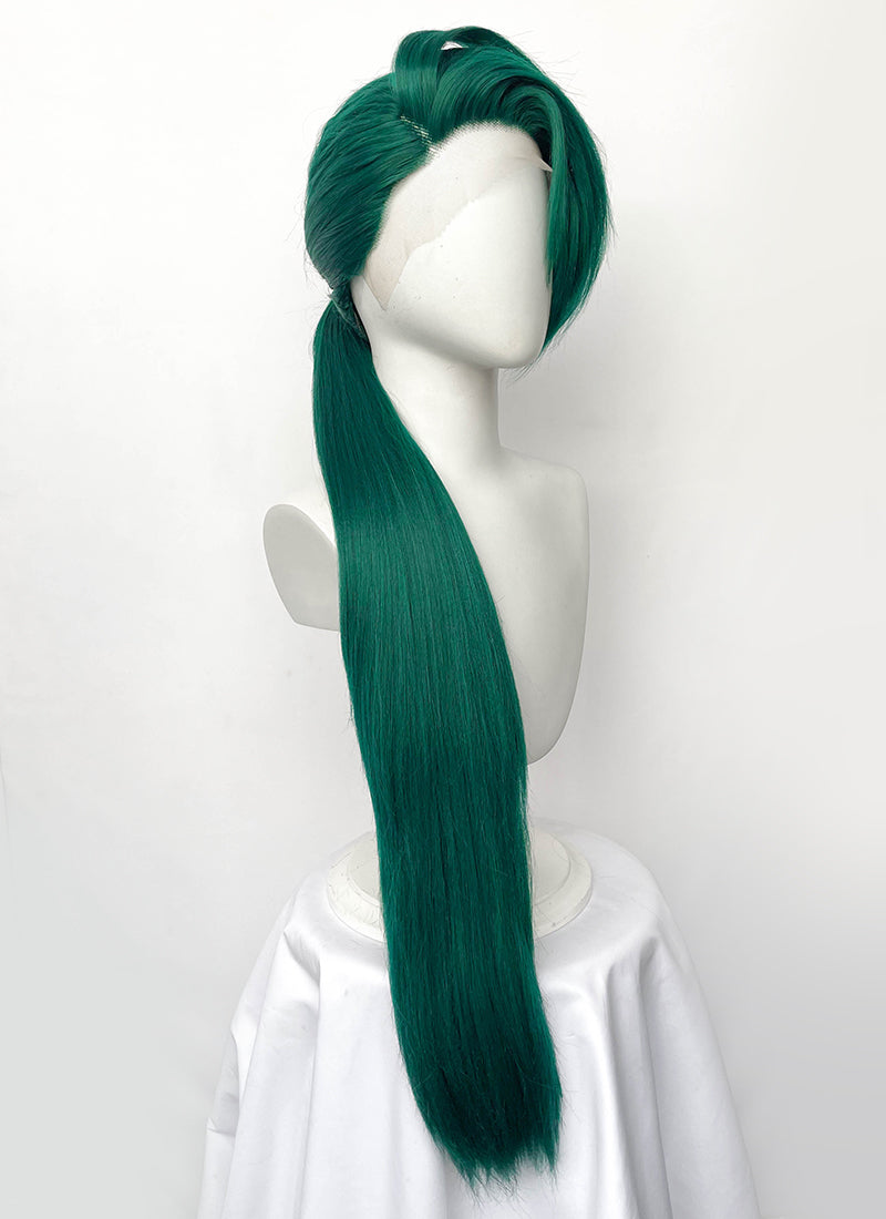 Pokémon Scarlet Pokémon Violet Rika Green Ponytail Lace Front Wig LF6187