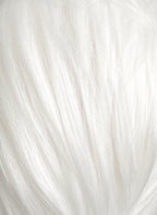 White Straight Lace Front Synthetic Men's Wig LF6188
