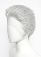 Devil May Cry Vergil Straight Silver Grey Lace Front Synthetic Men's Wig LF6192