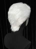 Critical Role The Legend of Vox Machina Percy Straight Pure White 13" x 5" Lace Top Synthetic Men's Wig LF6196