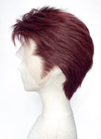 Love and Deepspace Valko Straight Cherry Red Lace Front Synthetic Men's Wig LF6200