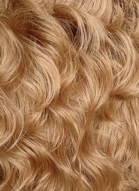 Golden Blonde Wavy Lace Front Synthetic Men's Wig LF8036