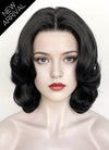 Snow White 1937 Jet Black Wavy Lace Front Synthetic Wig LF8040