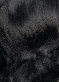 Snow White 1937 Jet Black Wavy Lace Front Synthetic Wig LF8040