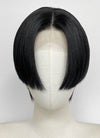 Jet Black Straight Lace Front Synthetic Wig LF8042