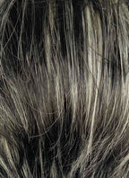 Blonde Mixed Black Straight Lace Front Synthetic Men's Wig LF8044