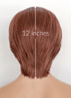 Auburn Straight Lace Front Synthetic Men's Wig LF8048
