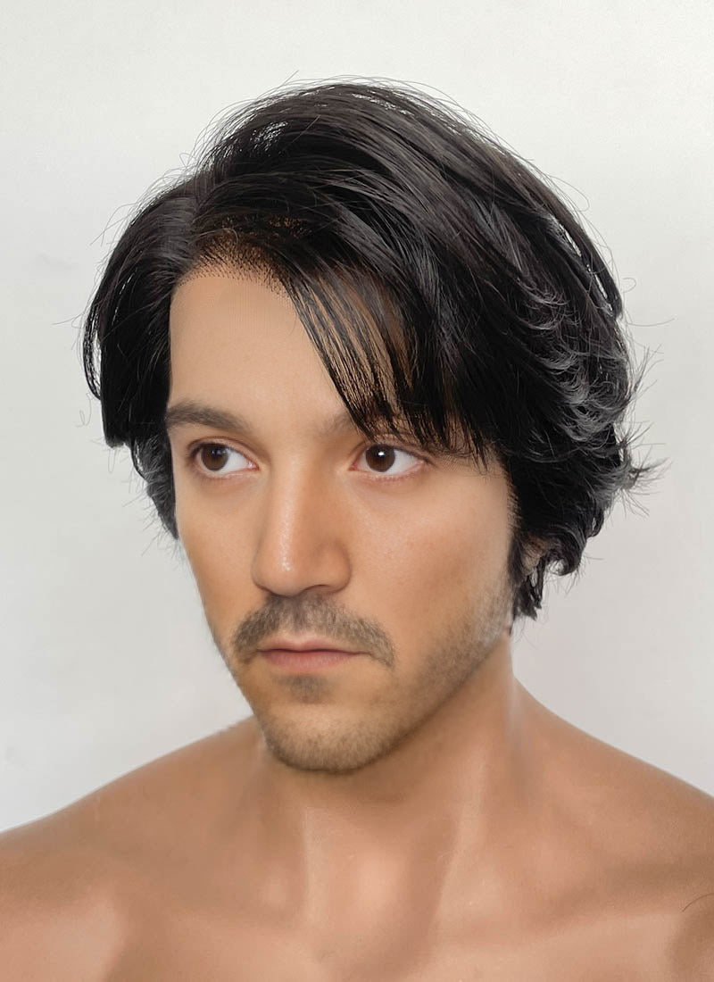 Star Wars: Andor Cassian Andor Black Wavy Lace Front Synthetic Men's Wig LF8055