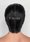 Marvel Doctor Strange Black Mixed Grey Straight Lace Front Synthetic Men's Wig LF8057