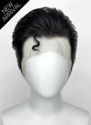 Superman Black Straight Lace Front Synthetic Men's Wig LF8060