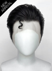 Superman Black Straight Lace Front Synthetic Men's Wig LF8060