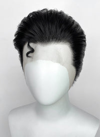 Superman Black Straight Lace Front Synthetic Men's Wig LF8060