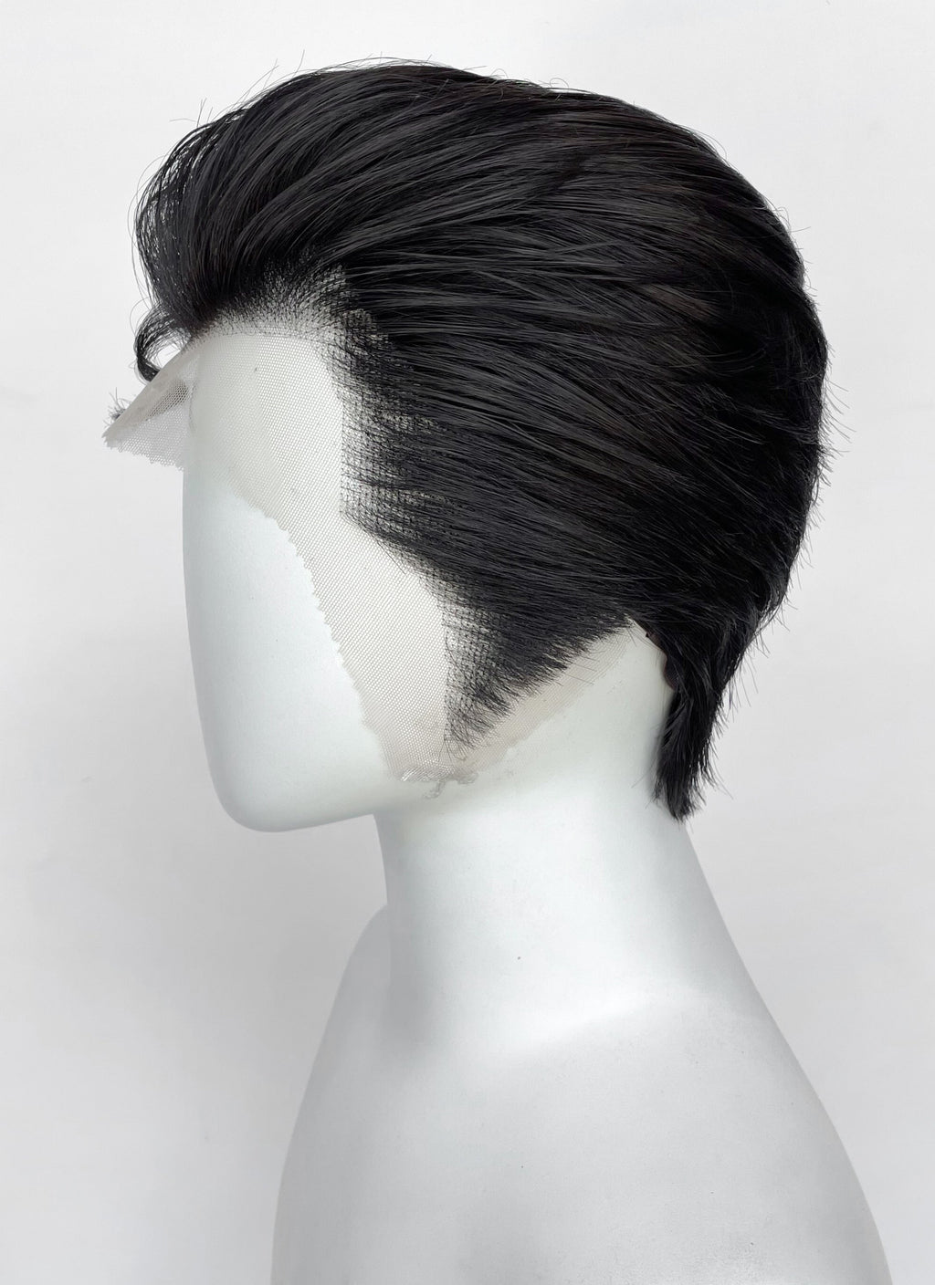 Superman Black Straight Lace Front Synthetic Men's Wig LF8060