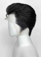 Superman Black Straight Lace Front Synthetic Men's Wig LF8060