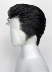 Superman Black Straight Lace Front Synthetic Men's Wig LF8060
