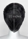 Superman Black Straight Lace Front Synthetic Men's Wig LF8060