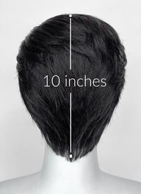 Superman Black Straight Lace Front Synthetic Men's Wig LF8060