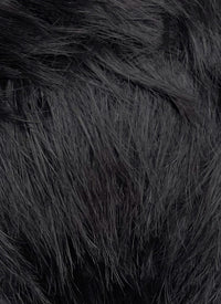 Superman Black Straight Lace Front Synthetic Men's Wig LF8060