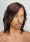 Death Stranding 2: On the Beach Sam Brown Wavy Lace Front Synthetic Men's Wig LF8062