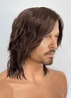 Death Stranding 2: On the Beach Sam Brown Wavy Lace Front Synthetic Men's Wig LF8062