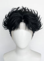 DAN DA DAN Ken Takakura Okarun Black Wavy Lace Front Synthetic Men's Wig LF8063