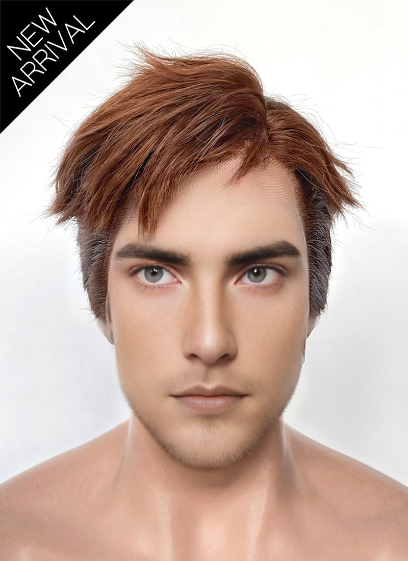 Dispatch Robert Robertson III Mecha Man Brown Straight Lace Front Synthetic Men's Wig LF8089