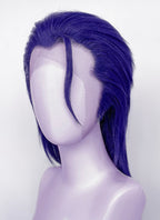 Critical Role The Mighty Nein Mollymauk Tealeaf Purplish Blue Straight Lace Front Synthetic Men's Wig LF8091