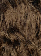 Brown Wavy Lace Front Synthetic Men's Wig NM032