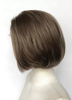 Resident Evil Jill Valentine Brunette Straight Bob Lace Front Synthetic Wig LF8114