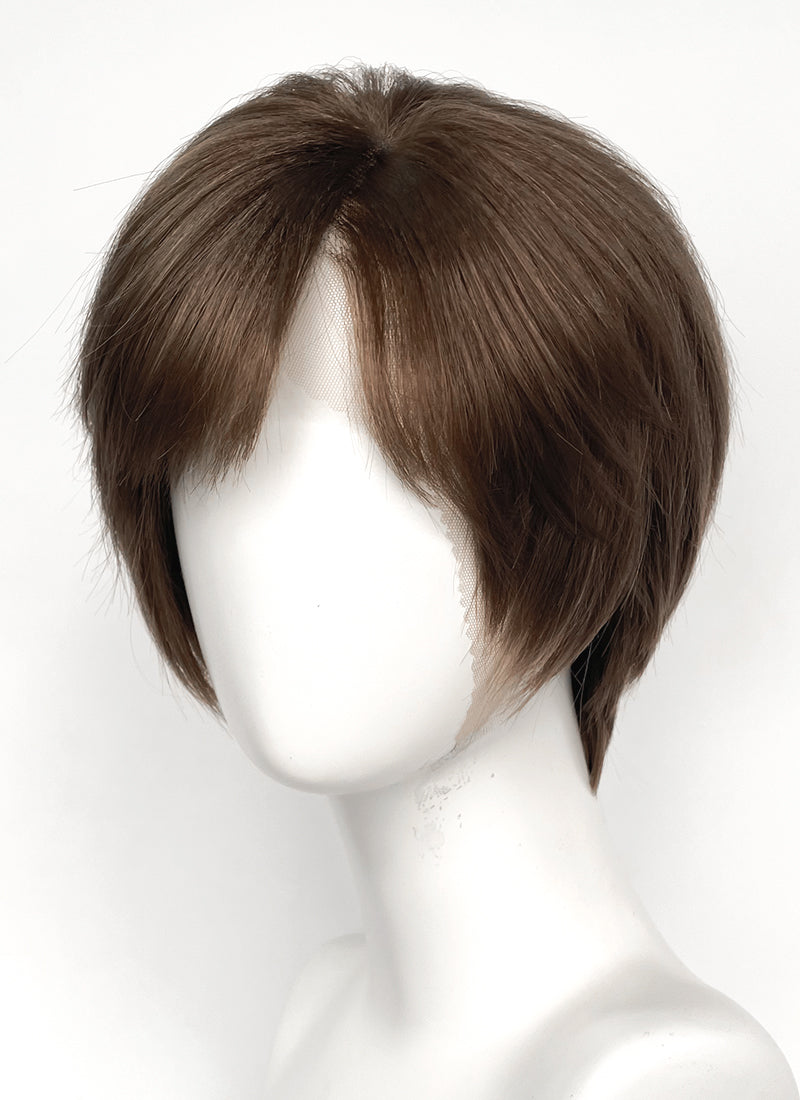 Resident Evil Rebecca Chambers Brunette Straight Lace Front Synthetic Wig LF8115