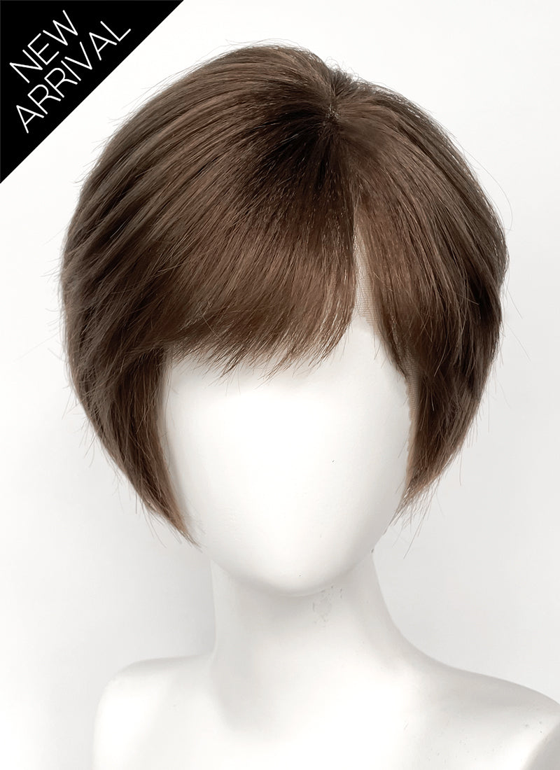 Resident Evil Rebecca Chambers Brunette Straight Lace Front Synthetic Wig LF8115
