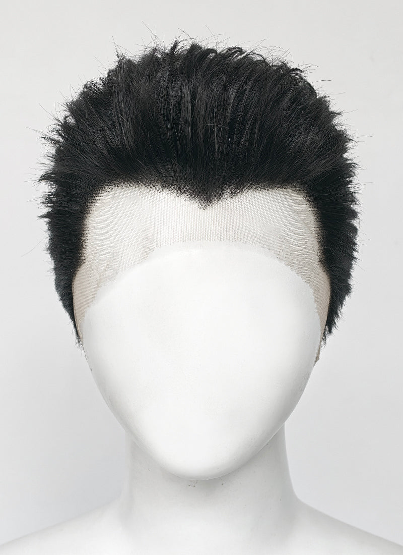 The Boys Billy Butcher Black Straight Lace Front Synthetic Men's Wig LF8118