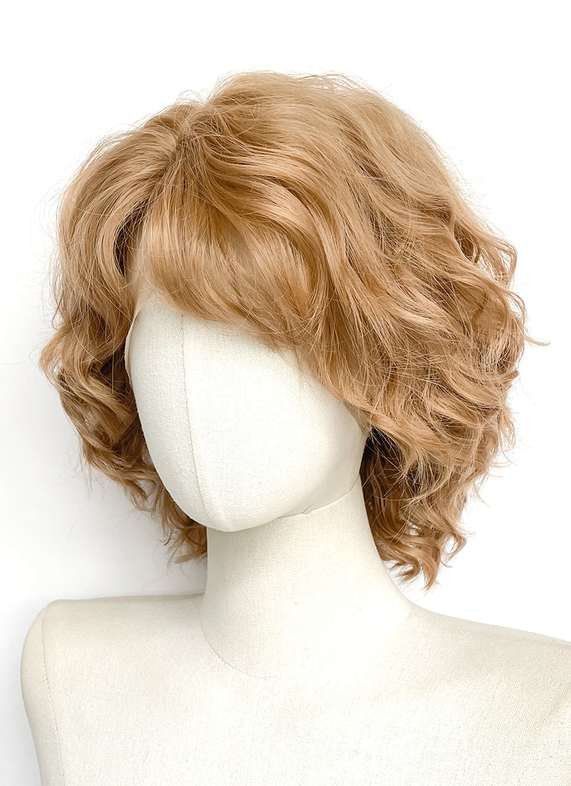 Golden Blonde Wavy Lace Front Synthetic Wig LF8125