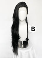 Long Lace Front Wig with Shaved Side -  3 Styles Available | Multiple Colors | Free 2 Wig Caps Included LF8126