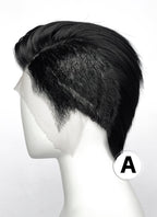 Short Lace Front Wig with Shaved Side - 2 Styles Available | Multiple Colors | Free 2 Wig Caps Included LF8127
