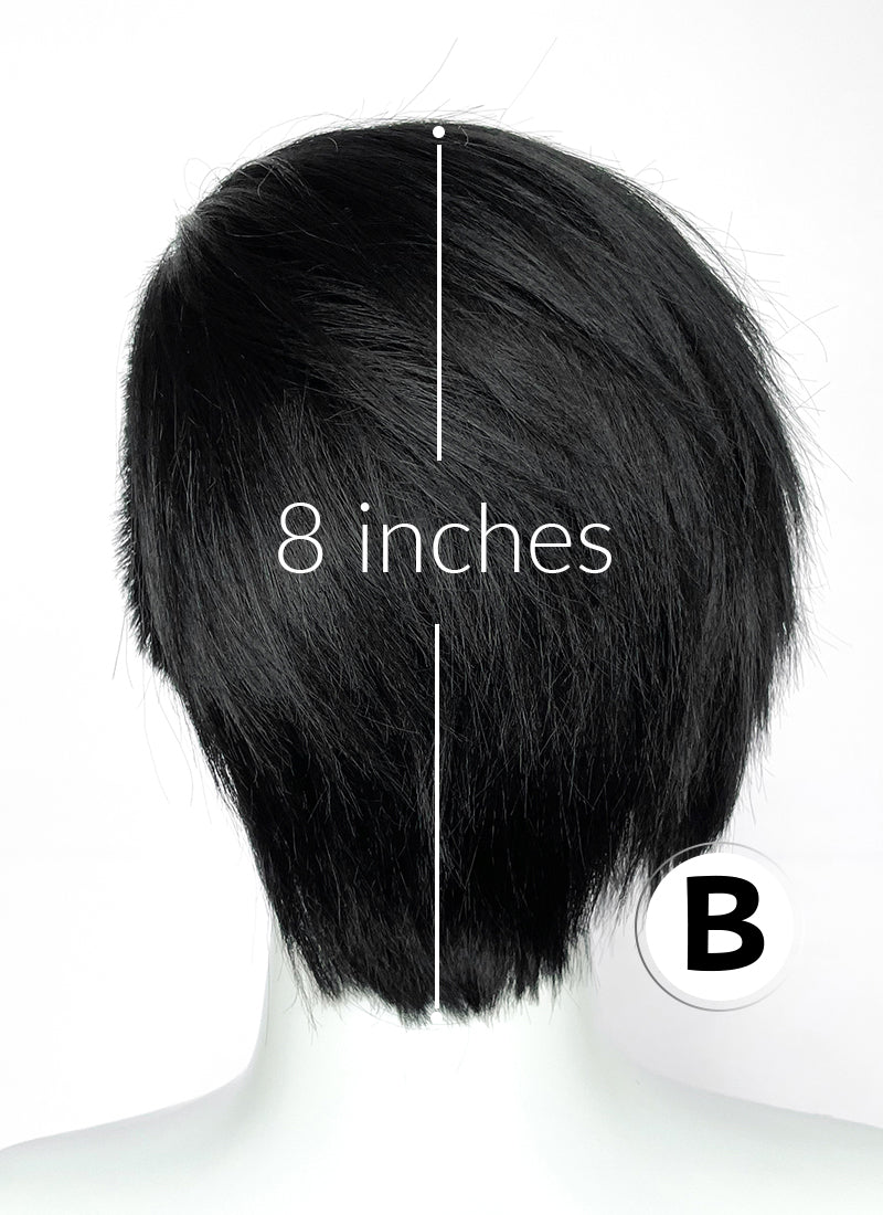 Short Lace Front Wig with Shaved Side - 2 Styles Available | Multiple Colors | Free 2 Wig Caps Included LF8127