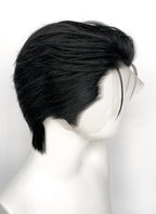 Black Straight Lace Front Synthetic Men's Wig LF8131