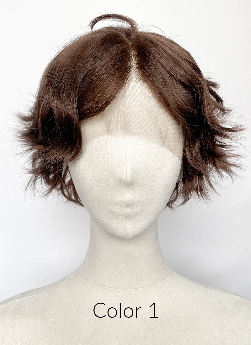 Critical Role Thimble Brown Wavy Lace Front Synthetic Wig LF8138