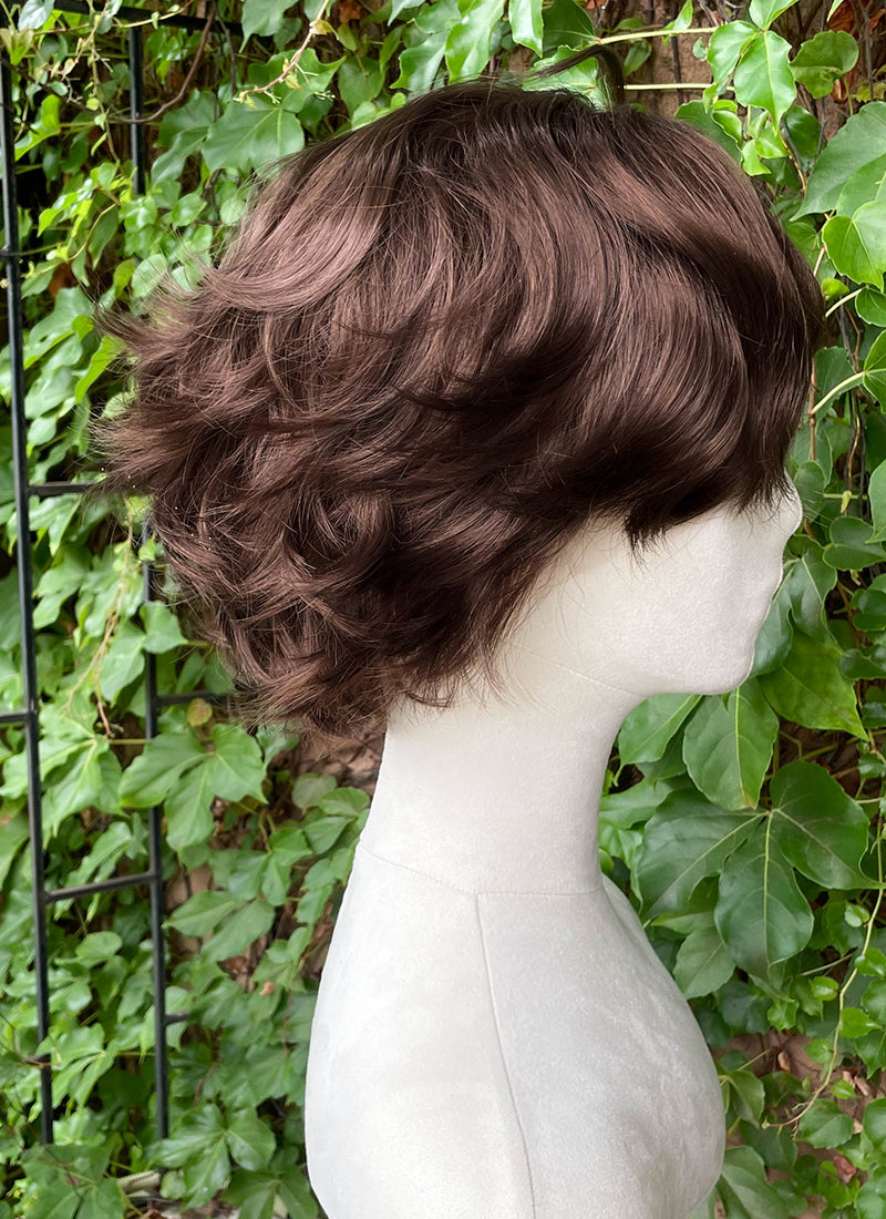 Critical Role Thimble Brown Wavy Lace Front Synthetic Wig LF8138
