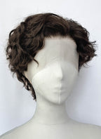 Spider-Man Peter Parker Brunette Curly Lace Front Synthetic Men's Wig LF8144
