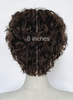 Spider-Man Peter Parker Brunette Curly Lace Front Synthetic Men's Wig LF8144