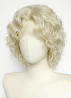 House of Dragon Prince Jacaerys Velaryon Ash Blonde Curly Lace Front Synthetic Men's Wig LF8149