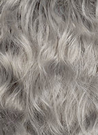 Grey Curly Lace Front Synthetic Wig LFCS280