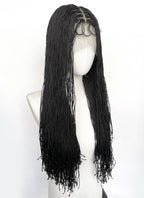 Black Braided Lace Front Synthetic Wig LFCS294