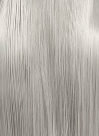 Pastel Blondish Grey Straight Lace Front Synthetic Hair Men's Wig LFM003