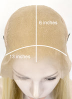 Blonde Straight 13" x 6" Lace Top Kanekalon Synthetic Hair Wig LFS019
